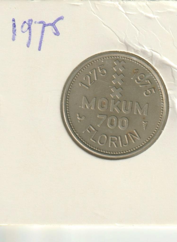 penning 700 jaar Mokum, Postzegels en Munten, Penningen en Medailles, Ophalen of Verzenden, Overige materialen