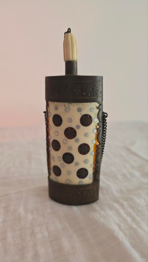 Antiek Been en Messing Snuifflesje, 1880-1920, Antiek en Kunst, Ophalen of Verzenden