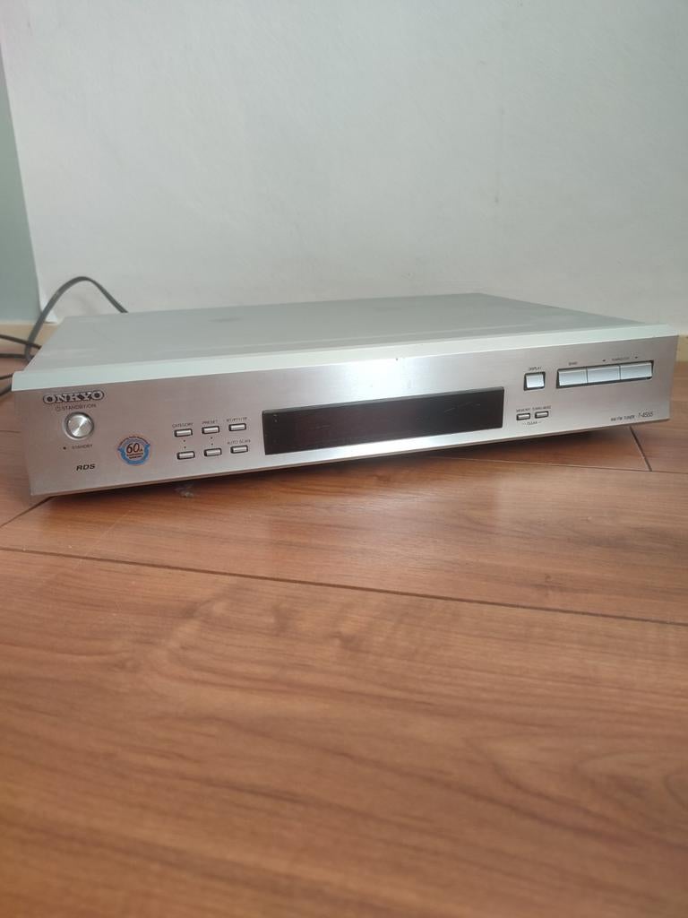 Onkyo T-4555 AM/FM Tuner - Zilver, Ophalen, Gebruikt, Analoog