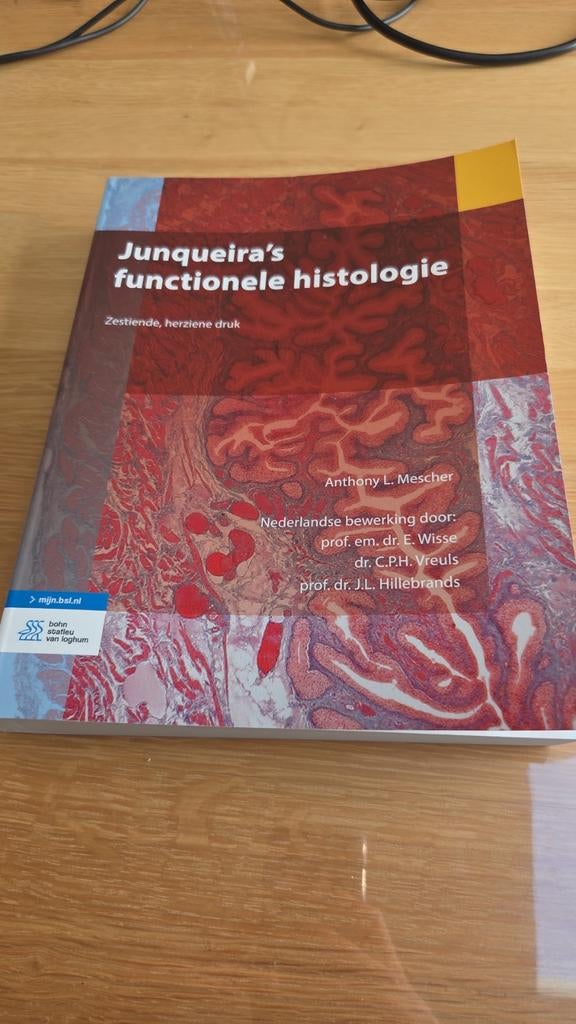 Junqueira's functionele histologie, Ophalen of Verzenden, Beta, Zo goed als nieuw, HBO