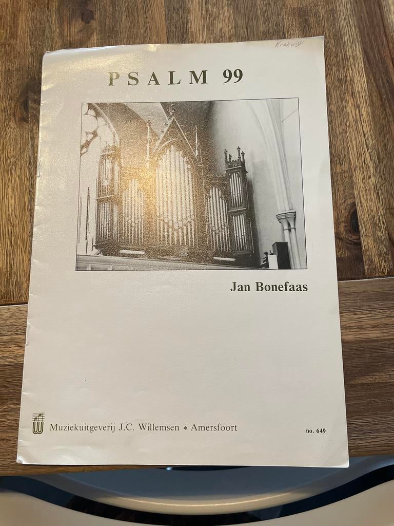 Jam Bonefaas ps 99, Muziek en Instrumenten, Bladmuziek, Ophalen of Verzenden, Artiest of Componist, Klassiek, Orgel