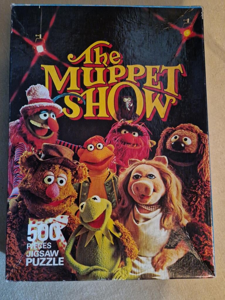1976 the muppet show puzzel muppets puzzle jim henson 500, Ophalen of Verzenden