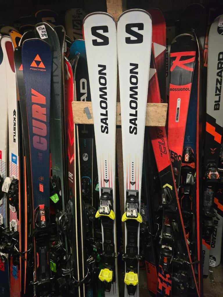 170cm SALOMON S/MAX ENDURANCE, Sport en Fitness, Skiën en Langlaufen, 160 tot 180 cm, Zo goed als nieuw, Carve, Skiën