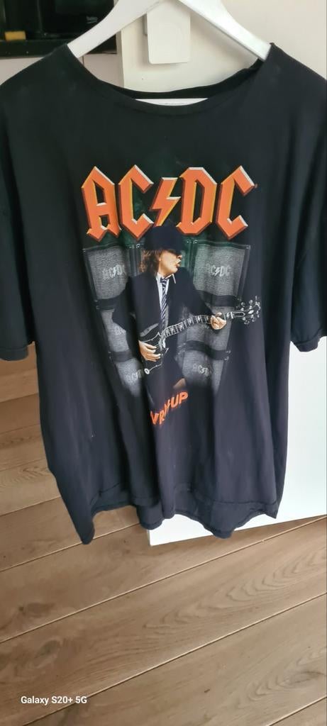 AC/DC T-shirt Maat XL, Zwart, AC/DC, Maat 56/58 (XL), Ophalen of Verzenden