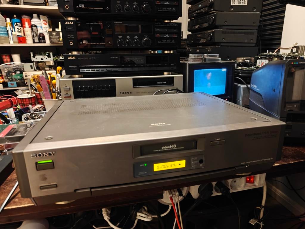 Sony EV-S9000 Hi8 / Video8 Videorecorder, Audio, Tv en Foto, Videospelers, Ophalen of Verzenden