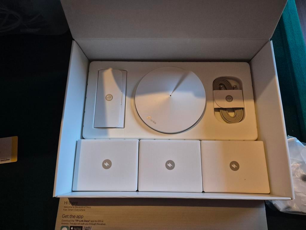 TP-LINK Deco M9 Plus - 3-pack Mesh WiFi Systeem, Computers en Software, Accesspoints, Gebruikt, Ophalen of Verzenden