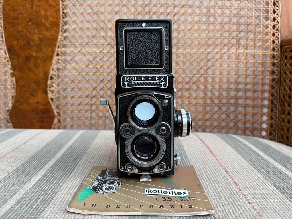 Prachtige Rolleiflex 3.5E TLR 6x6 120 Film Camera Rollei 3.5, Ophalen of Verzenden, Zo goed als nieuw