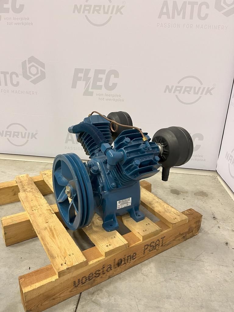Losse zuigercompressor met 2 cilinders merk Narvik, Nieuw, Ophalen of Verzenden, 6 tot 10 bar, 100 liter of meer