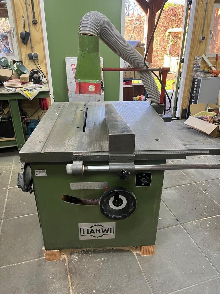 Harwi Type 1308 Zaagtafel, Gebruikt, Cirkelzaag, 70 mm of meer, Ophalen of Verzenden