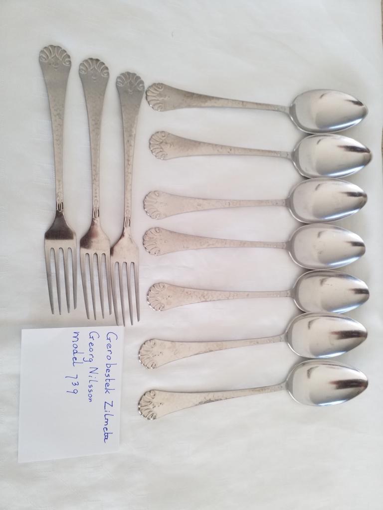 Vintage Gero Zilmeta Lepels,vorken Georg Nilsson, Ophalen of Verzenden