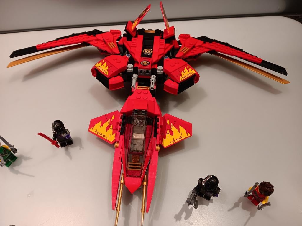 Lego Ninjago Kai Fighter 71704 - Complete Set, Ophalen of Verzenden, Zo goed als nieuw, Complete set, Lego