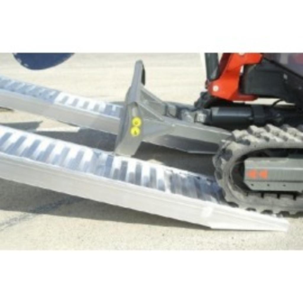 Oprijplaten set alu 250 cm 4580 kg. Metalmec Italy, Auto diversen, Aanhangwagen-onderdelen, Nieuw, Ophalen