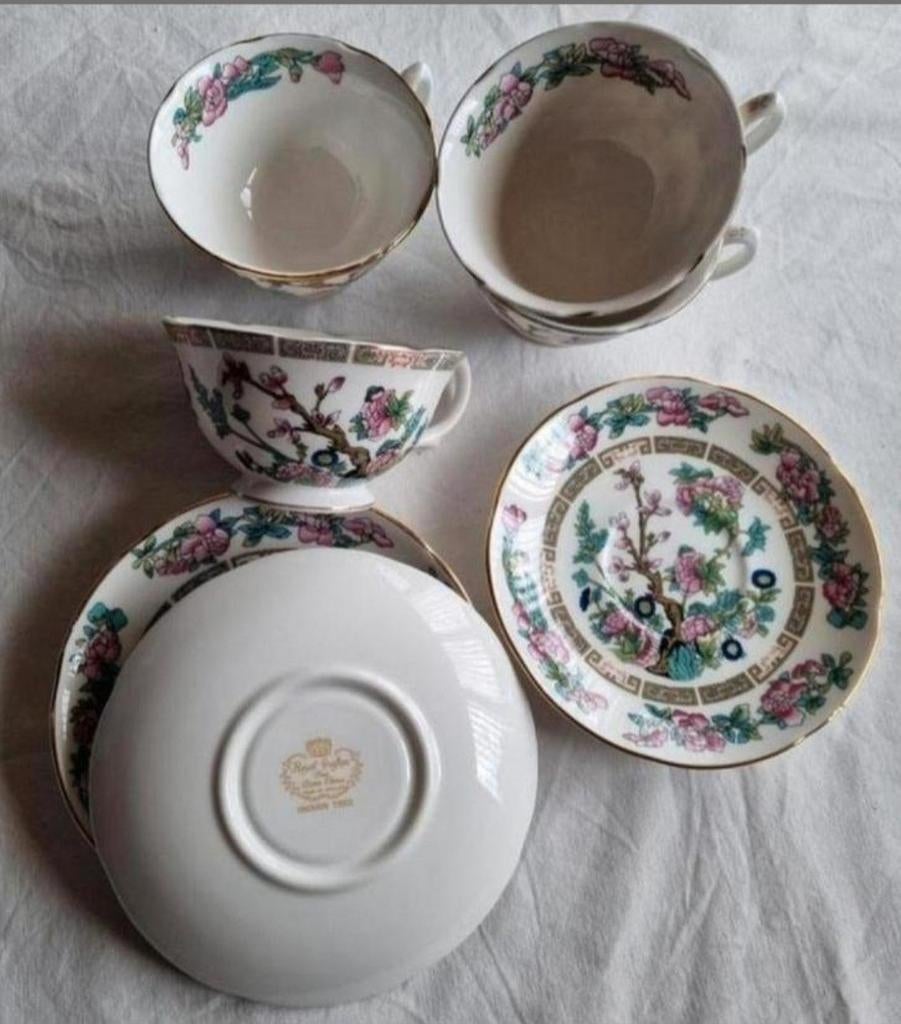 Royal Grafton Coarpol England Indian Tree schaal thee kopjes, Antiek en Kunst, Antiek | Servies los, Ophalen of Verzenden