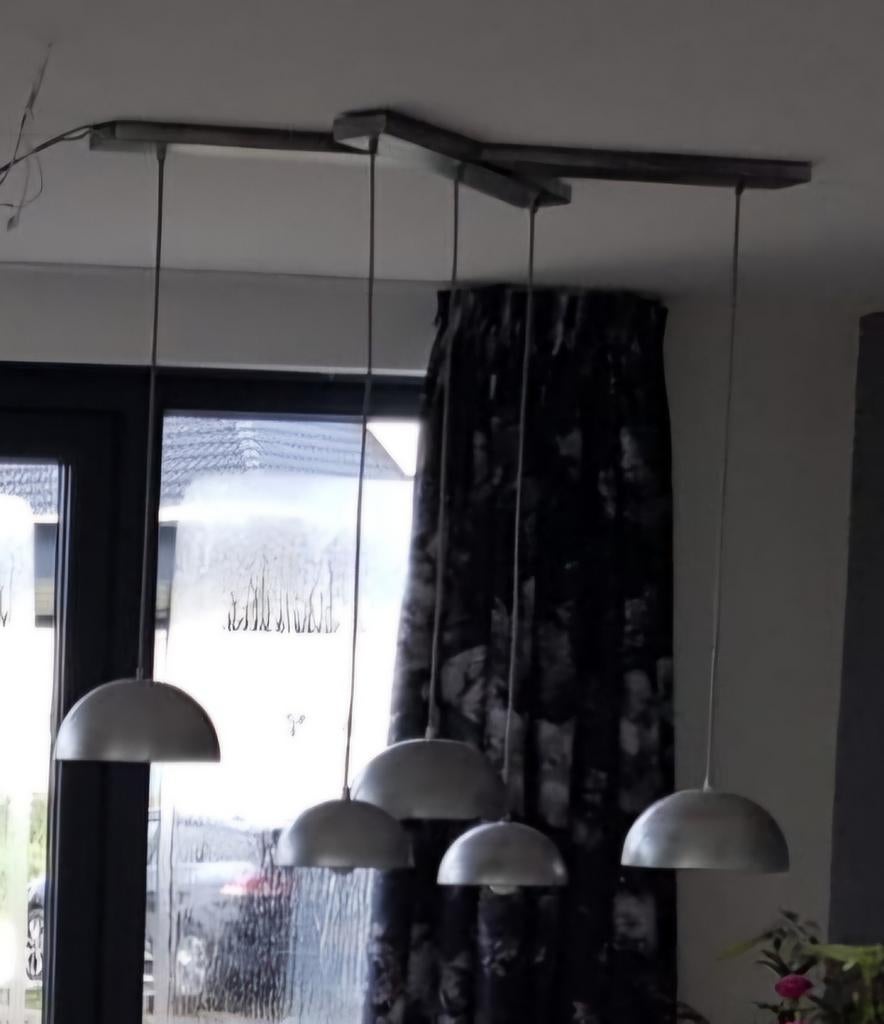 Hanglamp, Ophalen, Zo goed als nieuw, Metaal, Minder dan 50 cm