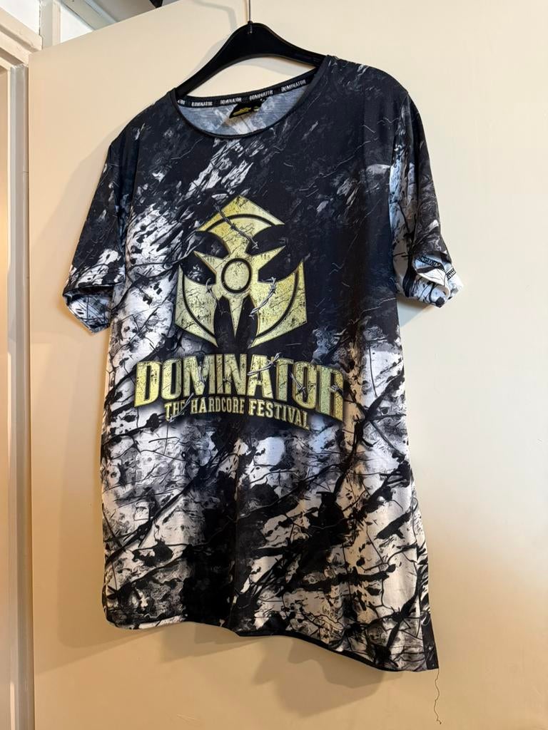Dominator hardcore shirt xl, Ophalen of Verzenden, Zo goed als nieuw, Maat 56/58 (XL), Zwart