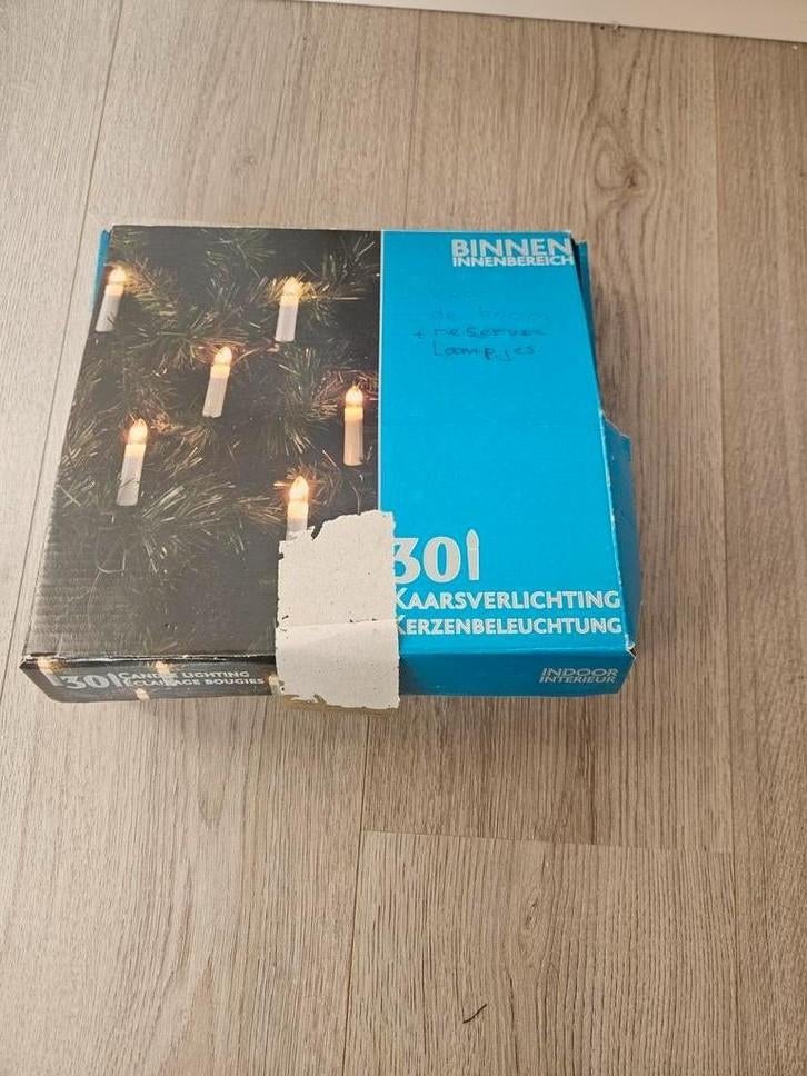 Vintage kerstlampjes inclusief reservelampjes, Ophalen of Verzenden, Zo goed als nieuw