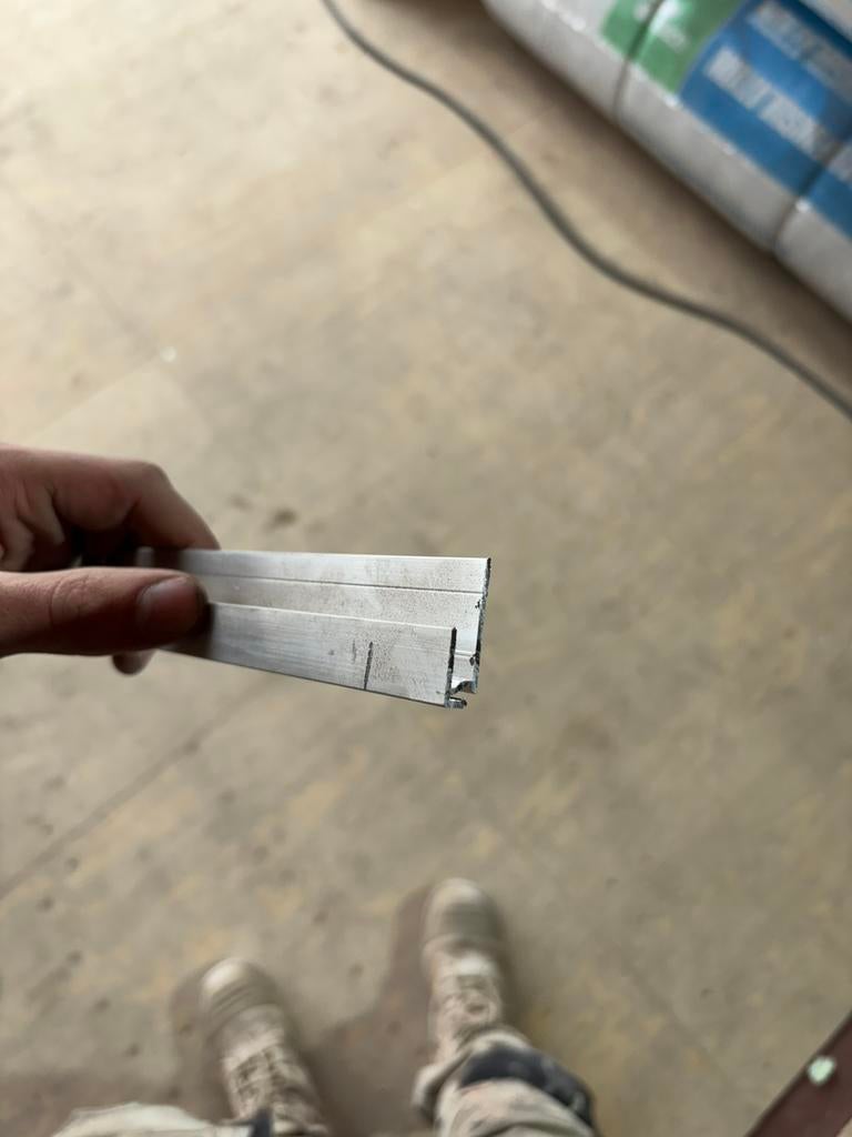 Startprofiel keralit onderprofiel aluminium, Ophalen, Nieuw