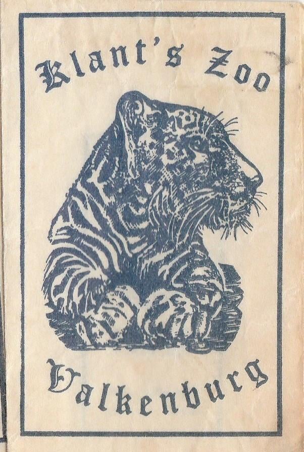 zoo dierentuin Klant Valkenburg, Eén persoon, Ticket of Toegangskaart