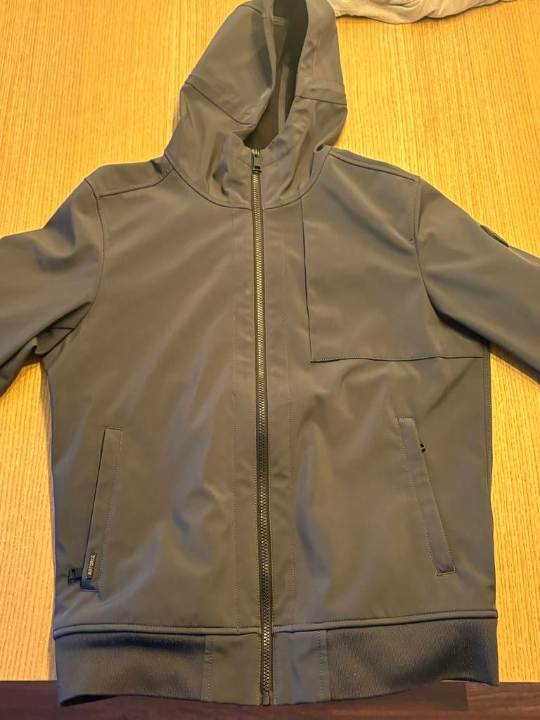 Airforce Heren Jas, Ophalen, Gedragen, Maat 48/50 (M), Grijs