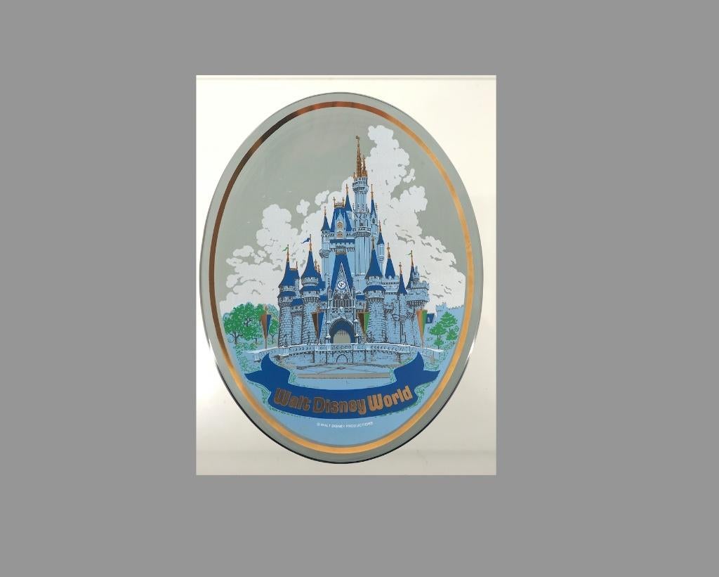 Walt Disney World glazen bord jaren 70, Ophalen of Verzenden, Overige figuren, Zo goed als nieuw, Overige typen