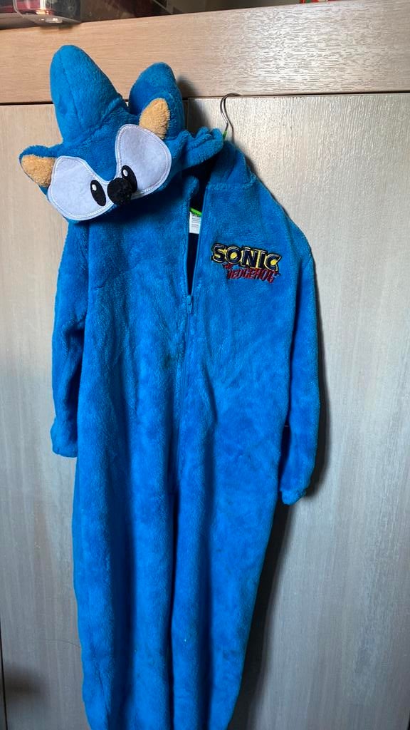 Sonic onesie merk H&M, Ophalen of Verzenden, Zo goed als nieuw, H&M, Jongen of Meisje