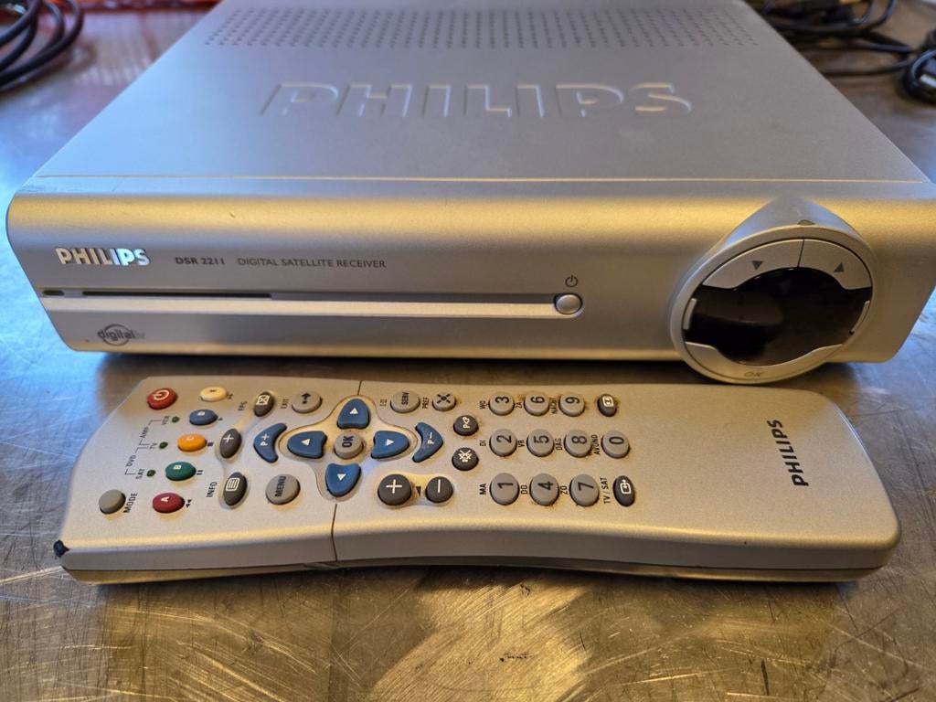 Philips DSR 2211 Digitale Satellietontvanger, Ophalen, Gebruikt, (Schotel)antenne, Philips