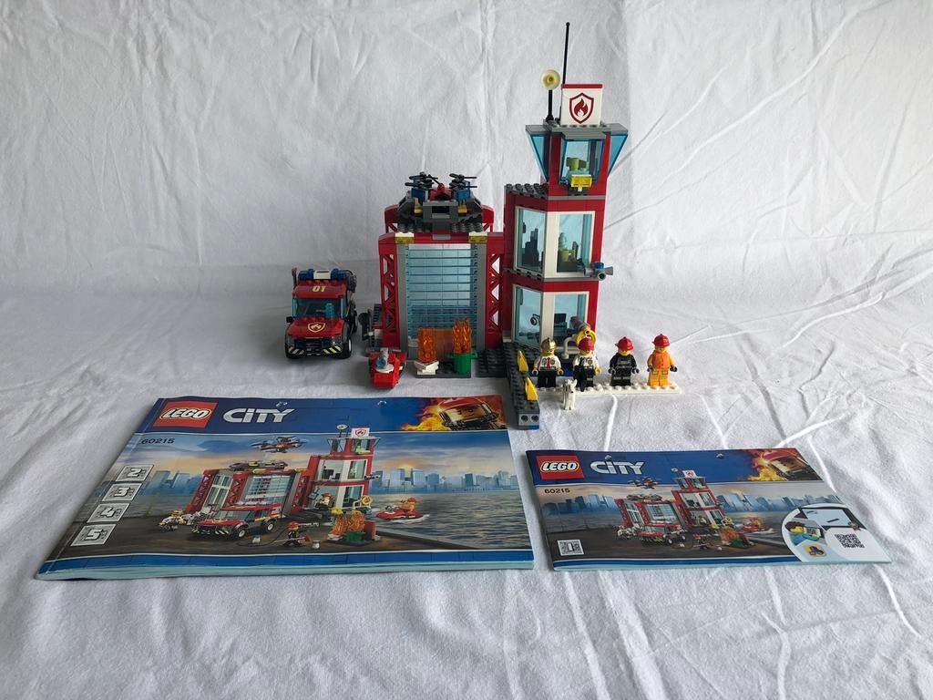 City Lego 60215 - Fire Station / Brandweerkazerne - M4, Lego, Lego, Lego, Ophalen of Verzenden
