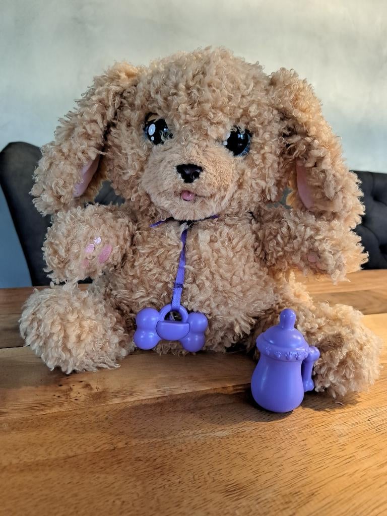 Knuffelhond die van alles kan., Ophalen of Verzenden, Zo goed als nieuw