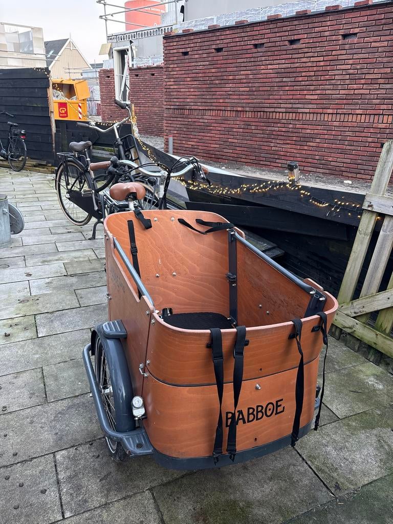 Babboe Curve Bakfiets - Weinig gebruikt, lekke banden, Gebruikt, Elektrisch, 2 kinderen, Ophalen