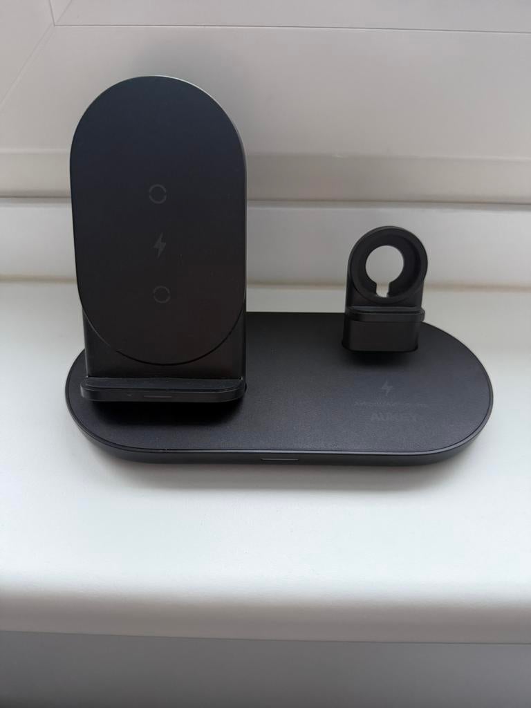 Aukey 3 in 1 oplaadstation Apple, Ophalen of Verzenden, Apple iPhone