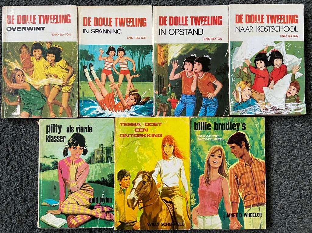 De dolle tweeling & Pitty van Enid Blyton e.a. pockets, Ophalen, Gelezen, Fictie