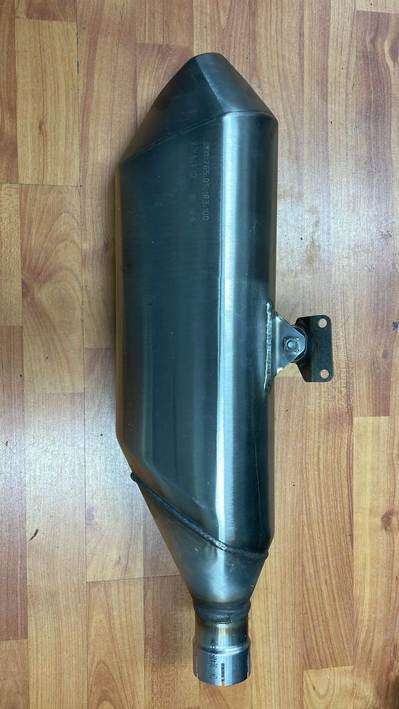 Origineel KTM 690 SMC R  uitlaat demper bj.2017, Motoren, Ophalen, Zo goed als nieuw