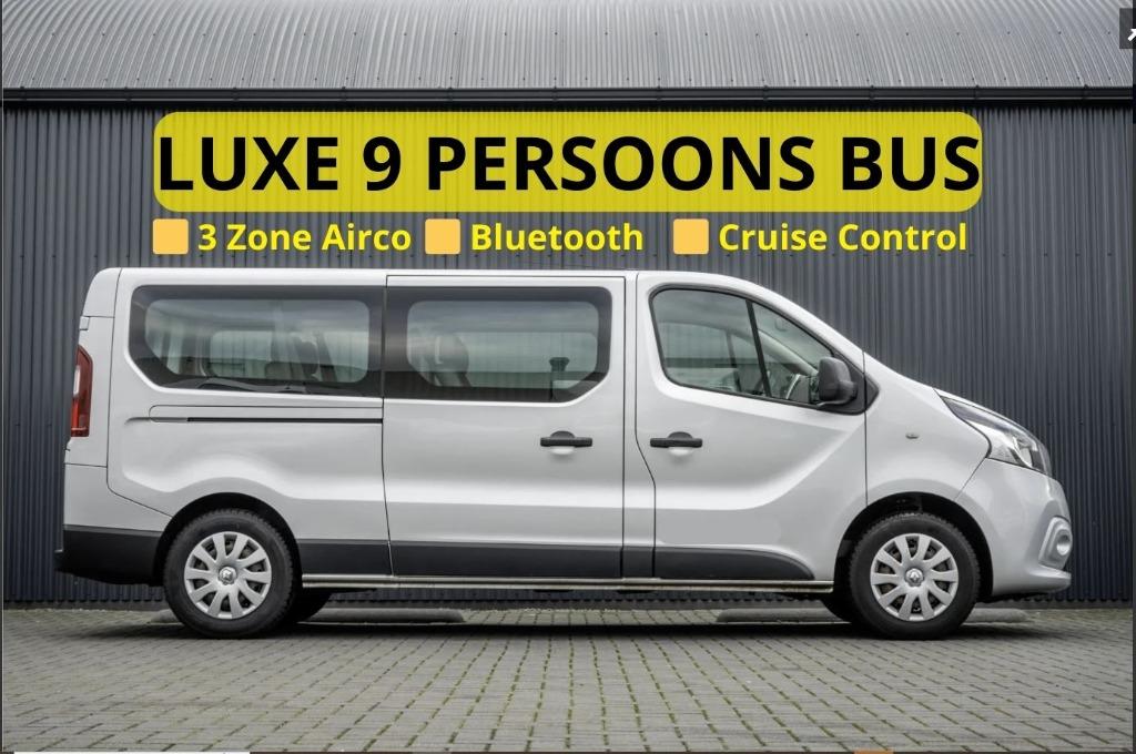 Busje Huren: Bestelbus en Personenbus/ 8 of 9 persoons bus, Diensten en Vakmensen, Verhuur | Auto en Motor, Met chauffeur, Personenauto