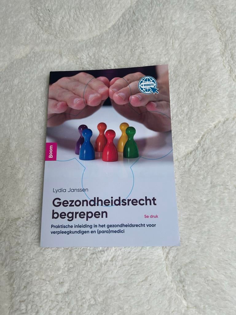 Gezondheidsrecht begrepen - HBO Verpleegkunde, Boeken, Ophalen of Verzenden, Gamma, Zo goed als nieuw, HBO