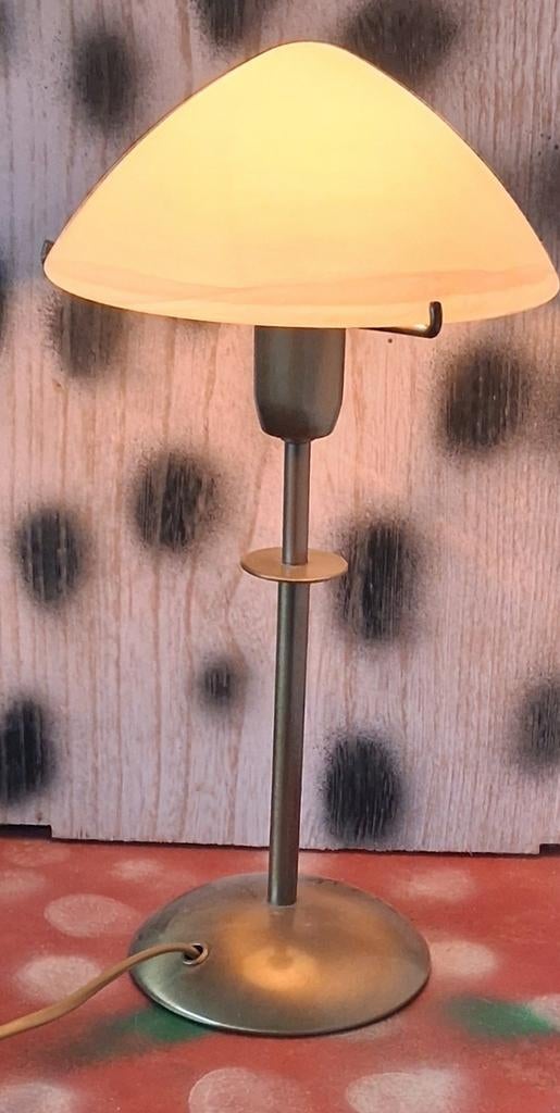 Mushroom tablelamp. STEINHAUER. 34 cm., Ophalen, Zo goed als nieuw, Glas, Minder dan 50 cm