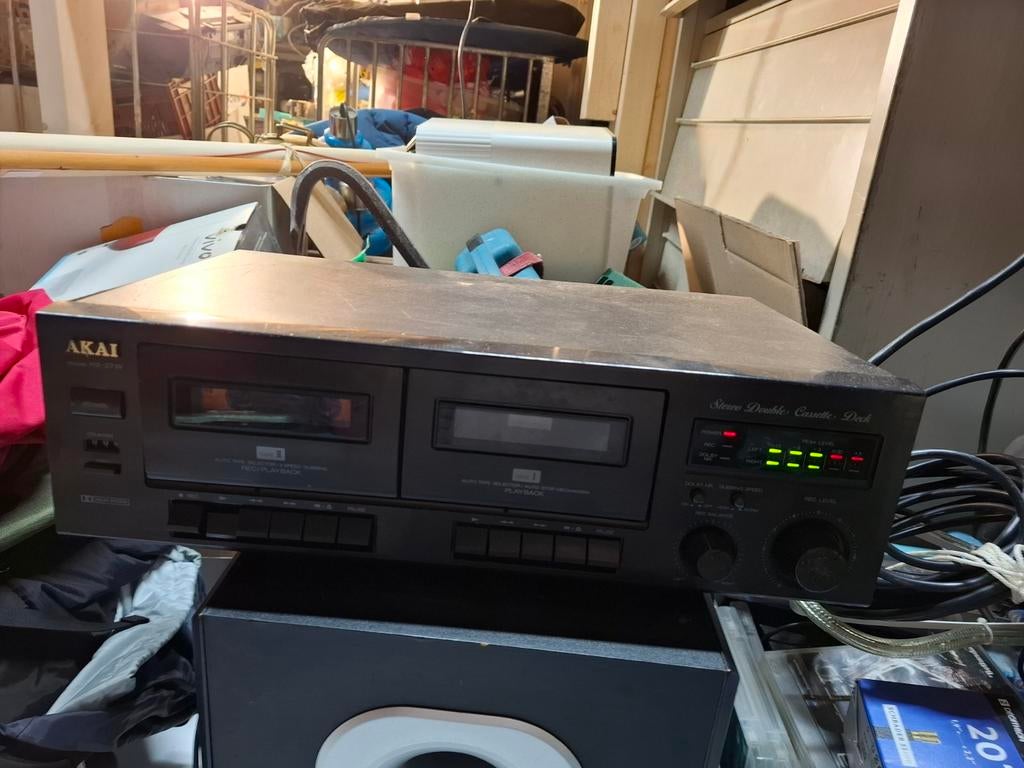 Akai Stereo Dubbel Cassettedeck - Goed Werkend!, Audio, Tv en Foto, Cassettedecks, 12-14, Higashi-Kojiya 2-chome, Ota-ku, Tokyo 144-0033, Japan