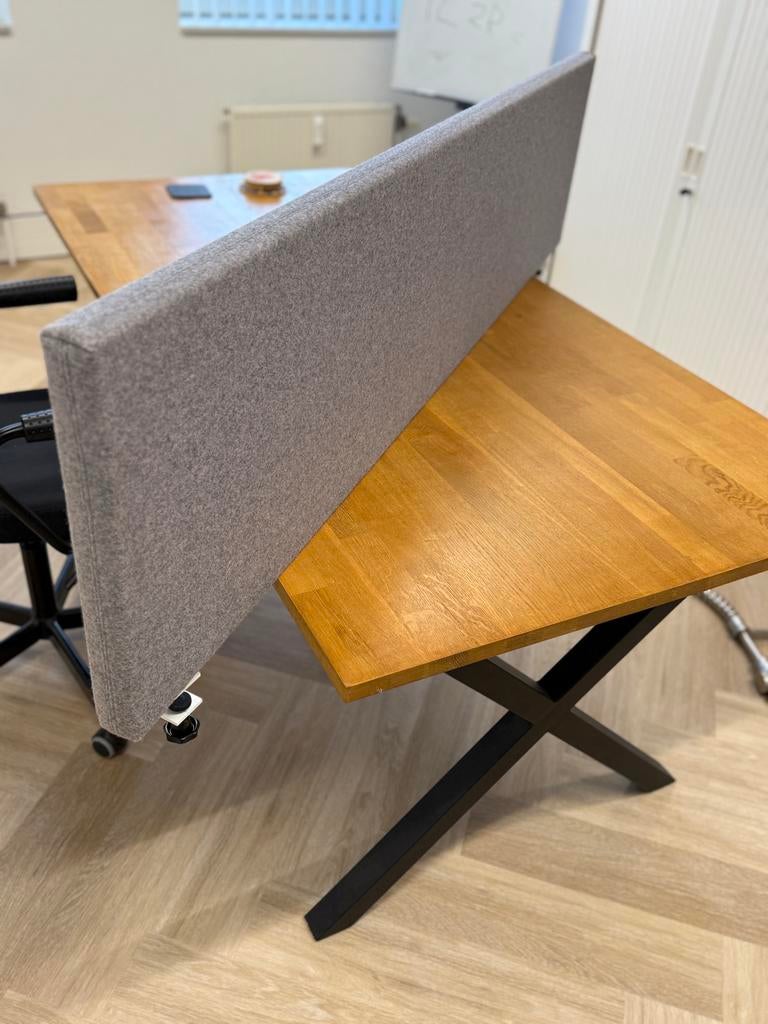 Akoestisch bureau opzetscherm - 170x40 cm, Huis en Inrichting, Ophalen, Zo goed als nieuw