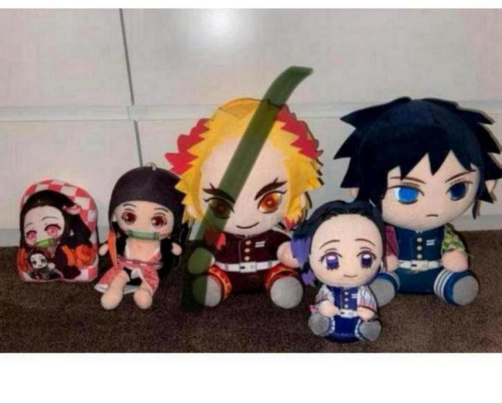 Anime demon slayer knuffels nieuw, Ophalen of Verzenden, Nieuw, Overige typen