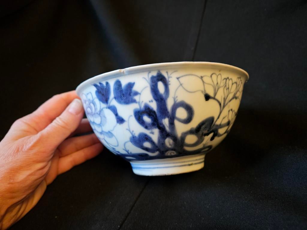 Chinees porseleinen schaal - 17 cm, Ophalen of Verzenden