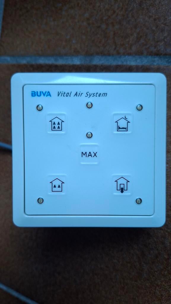 Gebruikte Hoofdbediening Buva BoxStream (Zehnder), Ophalen, Gebruikt, Ventilator