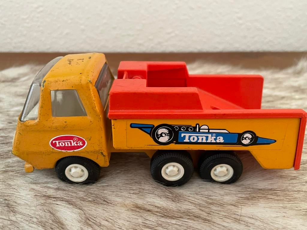 antieke vintage Tonka truck kiepwagen auto voor SPOTPRIJS!!!, Ophalen of Verzenden