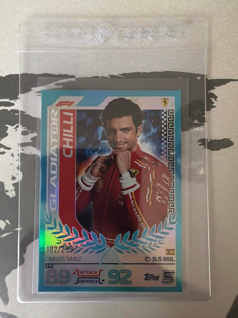 Carlos Sainz - Topps Turbo Attax 2024 - 102/299, Ophalen of Verzenden, Nieuw, Formule 1