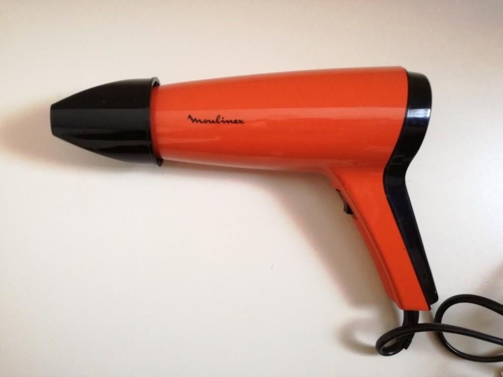 Vintage Moulinex föhn haardroger jaren 70, Sieraden, Tassen en Uiterlijk, Uiterlijk | Haarverzorging, Ophalen of Verzenden, Gebruikt