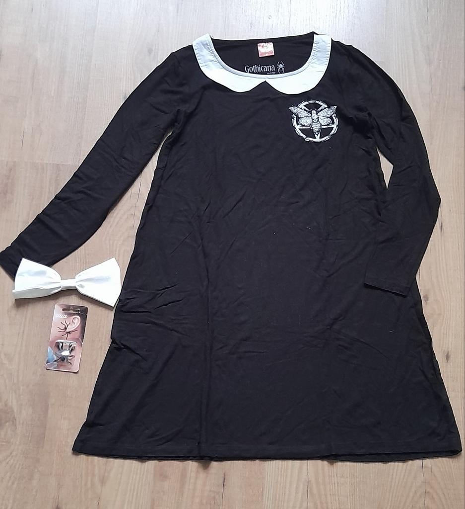 Gothic Horror EMP M (36-40) + accessoires, Kleding | Dames, Maat 38/40 (M), Zwart, Ophalen of Verzenden, Zo goed als nieuw