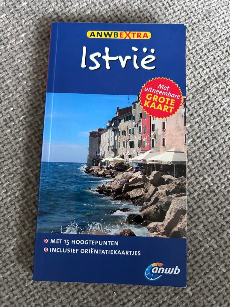 Istrië anwb reisgids met grote kaart, Boeken, Europa, Ophalen of Verzenden, Zo goed als nieuw, Reisgids of -boek