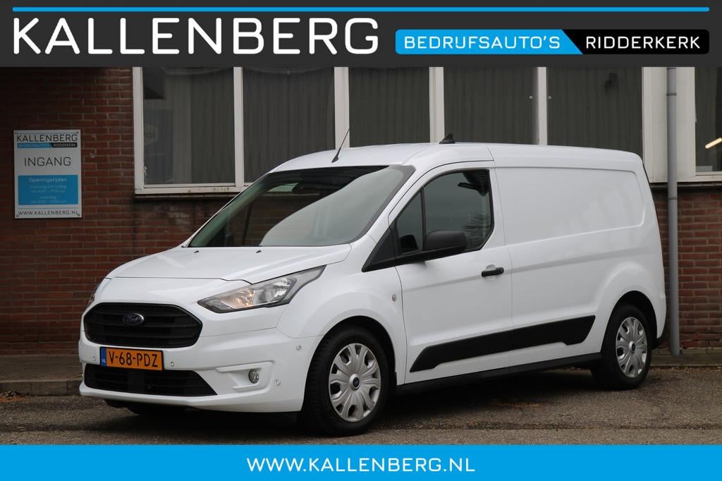 Ford TRANSIT CONNECT 1.5 EcoBlue L2 / 120PK Automaat / Camer, Auto's, Bestelauto's, Gebruikt, 4 cilinders, Navigatiesysteem, Wit