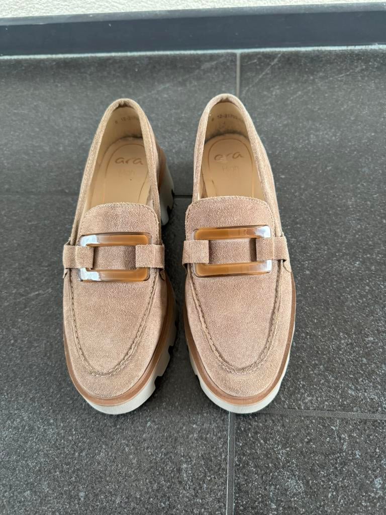 NIEUW! Supermooie leren Ara instappers maat 39, Ophalen of Verzenden, Nieuw, Instappers