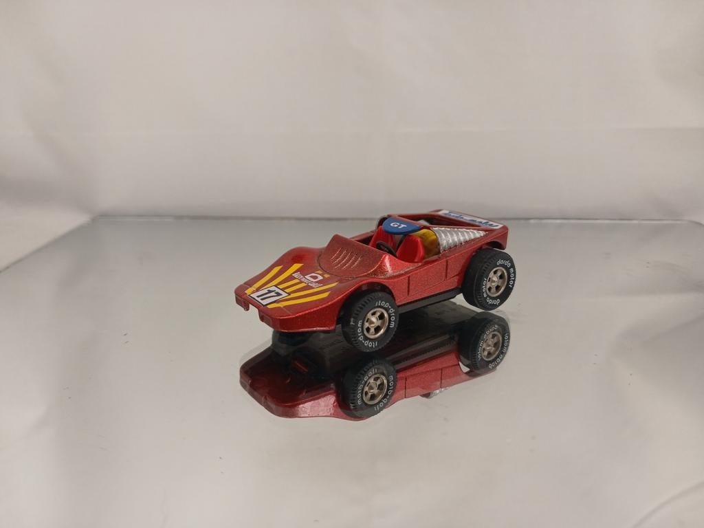 Darda Raceauto Rood 1:60 - Vintage Speelgoed, Hobby en Vrije tijd, Modelauto's | Overige schalen, Ophalen of Verzenden, Zo goed als nieuw