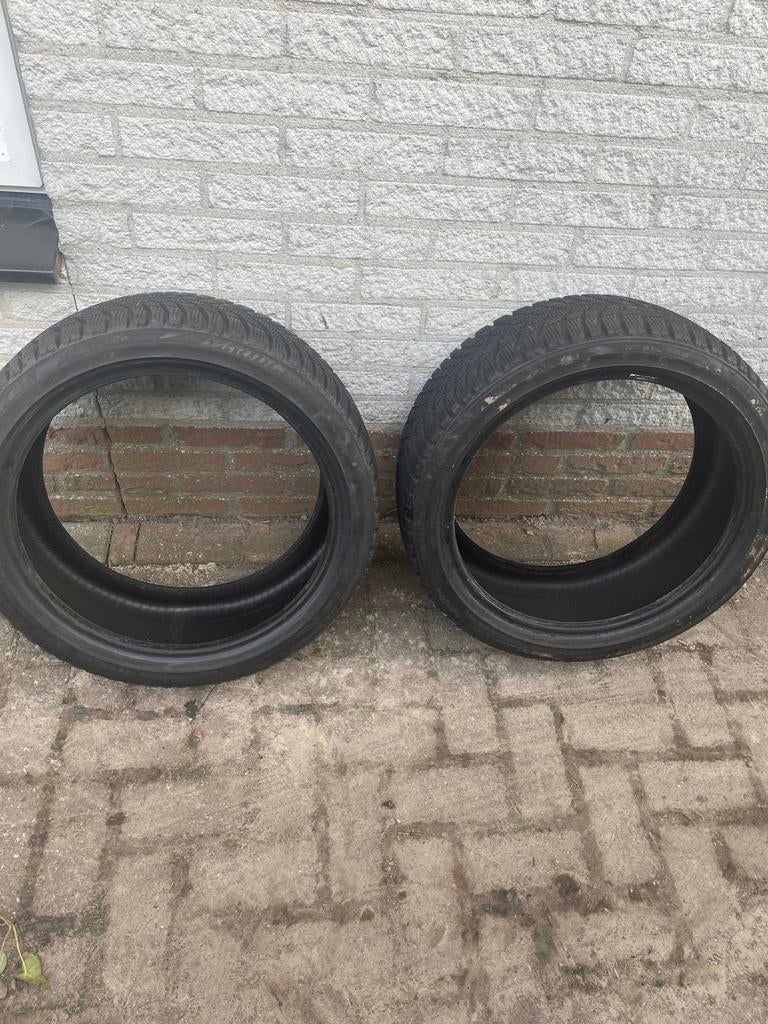2x Bridgestone Winterbanden 225/55 R17, Ophalen, Gebruikt, 17 inch, Winterbanden