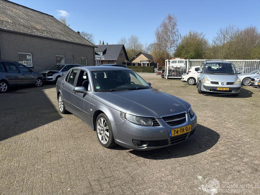 Saab 9-5 2.3t Business (bj 2006, automaat), Automaat, 2290 cc, Sedan, Zilver of Grijs